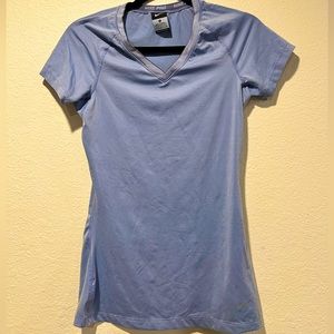 Nike Pro light blue short sleeve shirt size S perfect condition